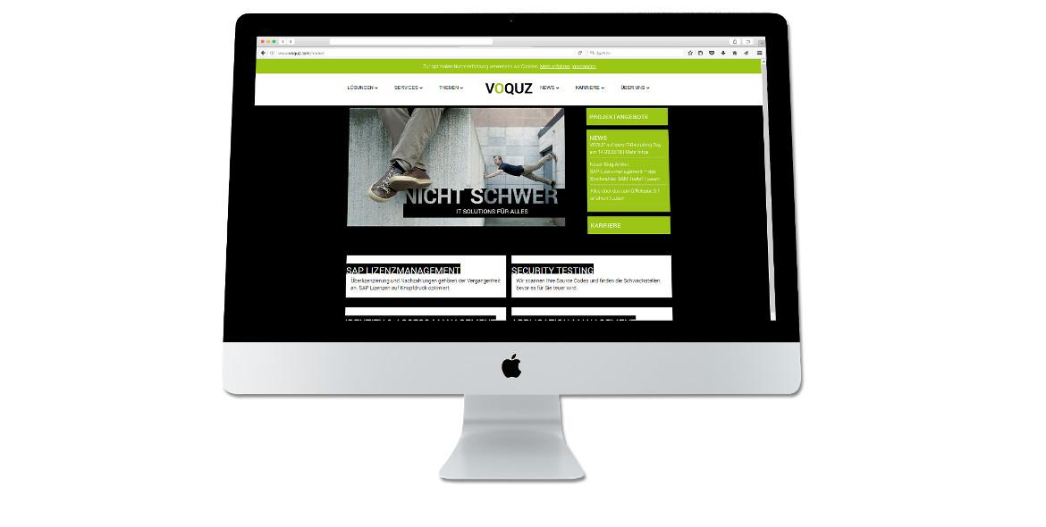 Relaunch Voquz Webseite